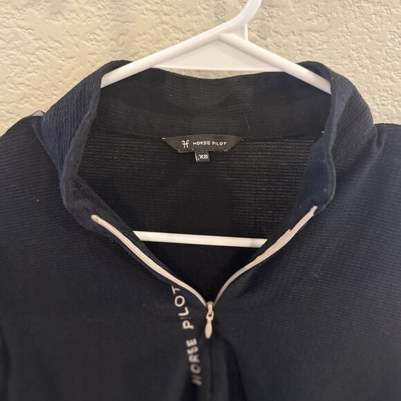 Horse Pilot Suntech Long Sleeve Sun Shirt Black Women's XS - Picture 2 of 9